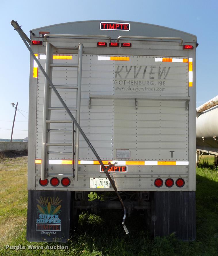 image for item DB8681 2010 Timpte Super Hopper double hopper bottom grain trailer