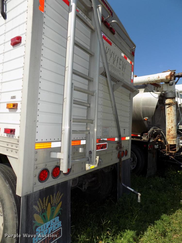 image for item DB8681 2010 Timpte Super Hopper double hopper bottom grain trailer