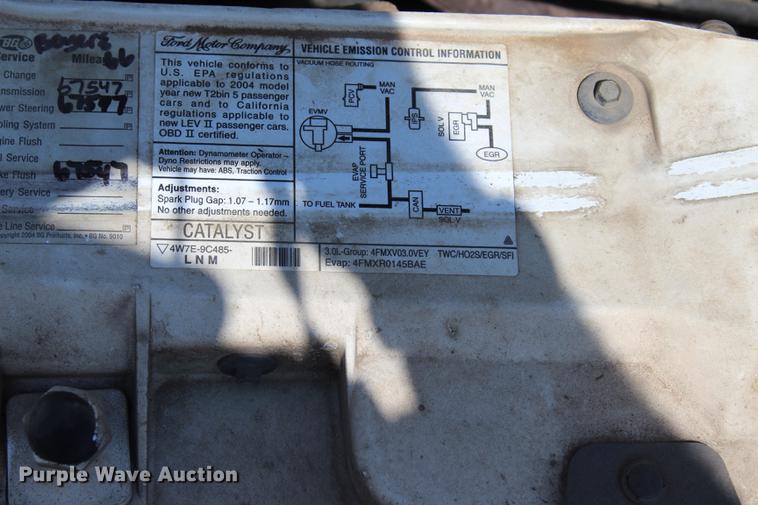 image for item BE9331 2004 Ford Taurus LX