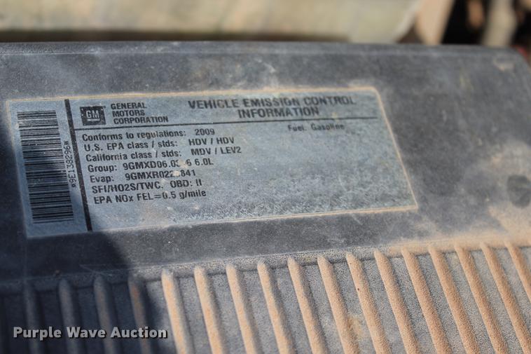 image for item BE9338 2009 Chevrolet Silverado 2500HD Ext. Cab pickup truck