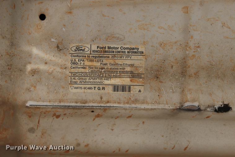 image for item BE9340 2010 Ford F150 XLT SuperCab pickup truck