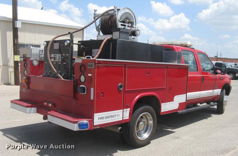 image for item BL9046 2000 Ford F550 Super Duty XL Crew Cab fire truck