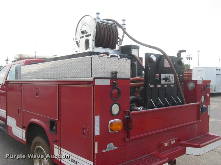 image for item BL9046 2000 Ford F550 Super Duty XL Crew Cab fire truck