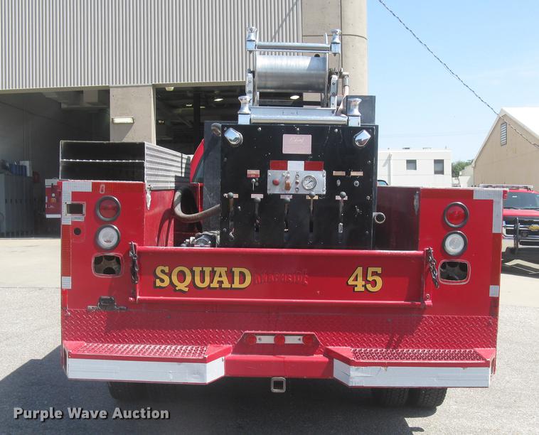 image for item BL9047 2000 Ford F550 Super Duty XL Crew Cab fire truck