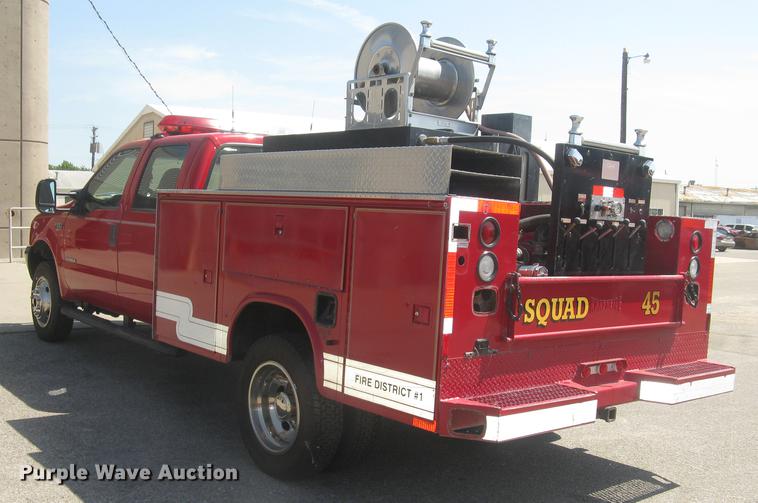 image for item BL9047 2000 Ford F550 Super Duty XL Crew Cab fire truck