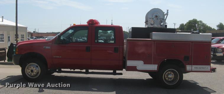 image for item BL9047 2000 Ford F550 Super Duty XL Crew Cab fire truck