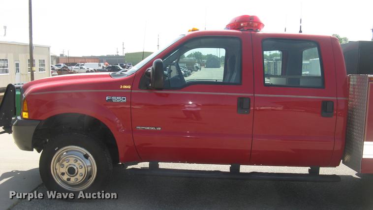 image for item BL9047 2000 Ford F550 Super Duty XL Crew Cab fire truck