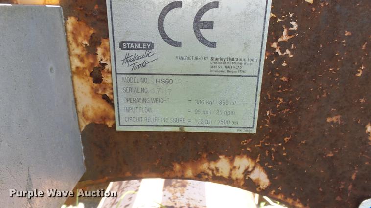 image for item BL9054 Stanley HS-6000 plate compactor