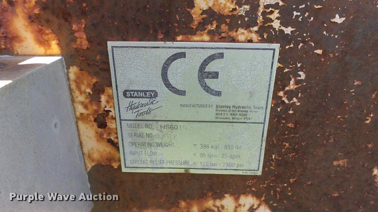 image for item BL9054 Stanley HS-6000 plate compactor