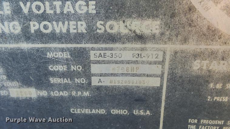 image for item BL9055 Lincoln SAE-350 arc welder