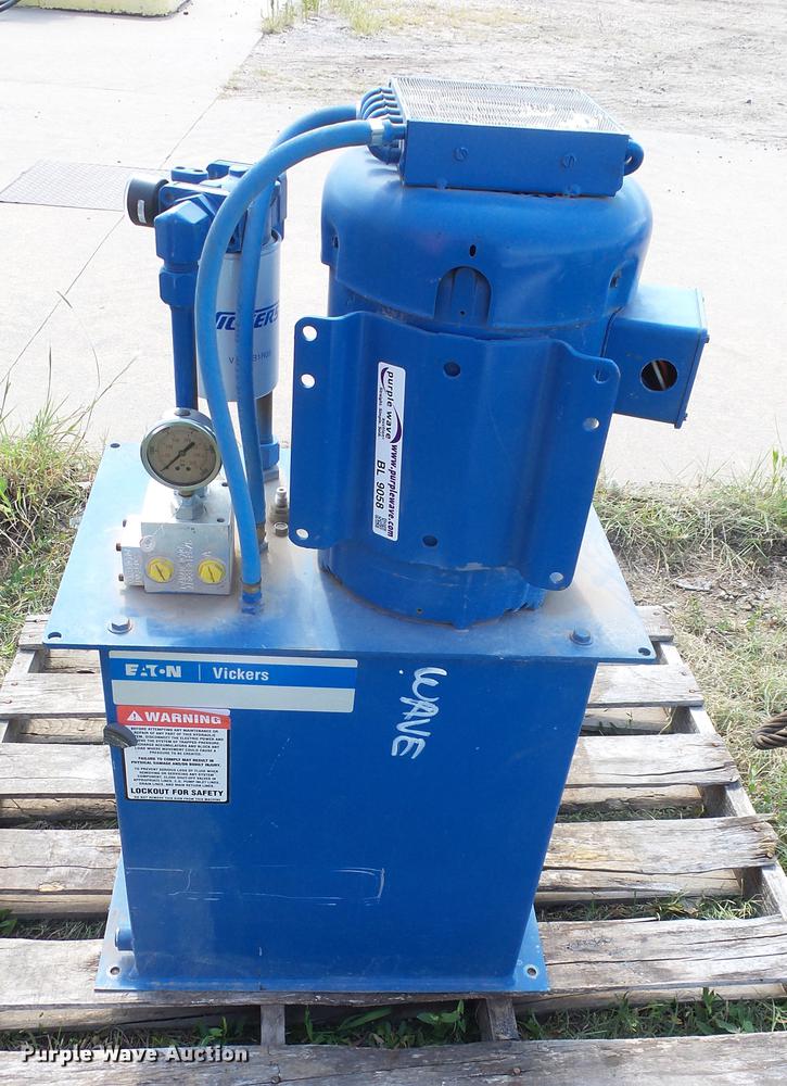 Eaton Vicker hydraulic power unit in Wichita, KS Item BL9058 sold