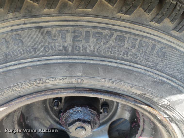 image for item DB7081 2012 shop built equipment trailer