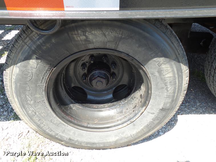 image for item DB7081 2012 shop built equipment trailer