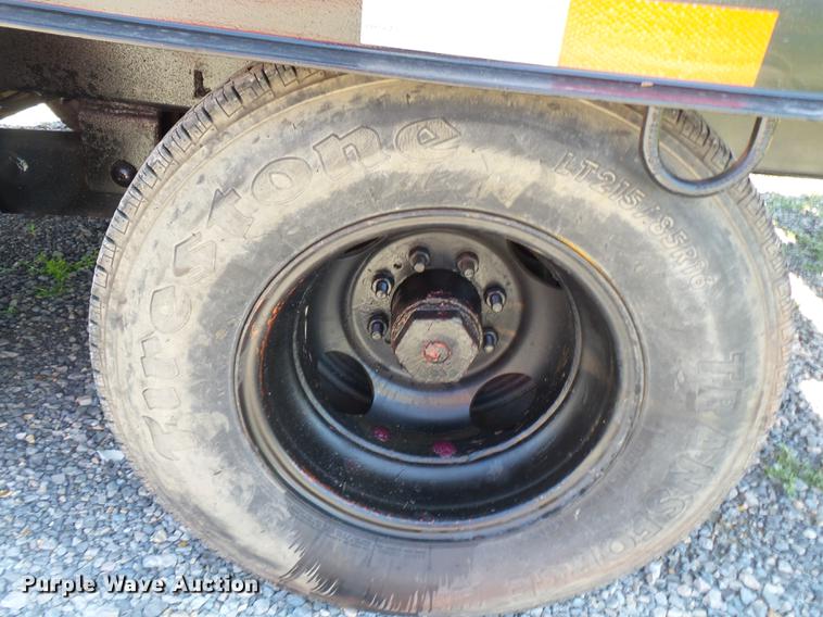 image for item DB7081 2012 shop built equipment trailer