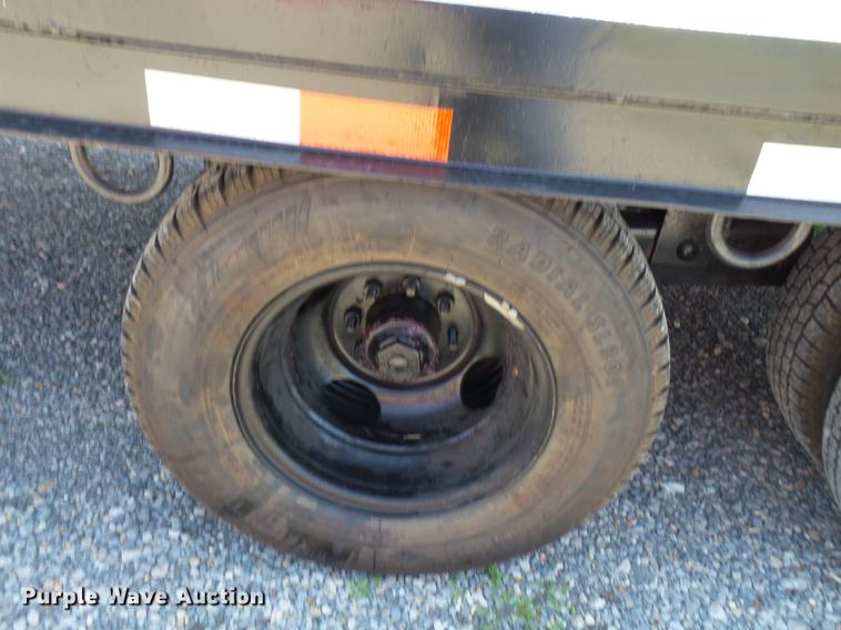 image for item DB7081 2012 shop built equipment trailer