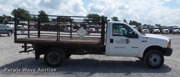 image for item DB7099 2000 Ford F450 Super Duty XL flatbed truck