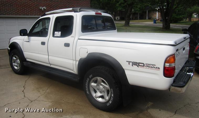 image for item DD7508 2002 Toyota Tacoma Double Cab pickup truck
