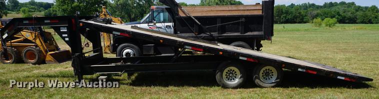 image for item DD7778 2013 South Valley tilt deck equipment trailer