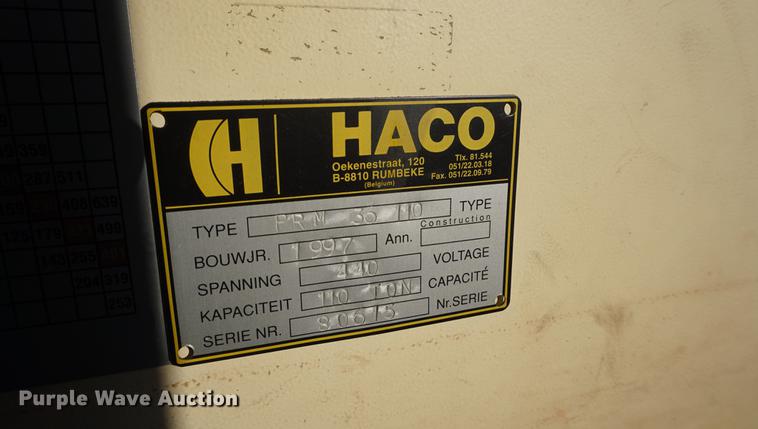 image for item DD7794 AACO PRM36 press brake