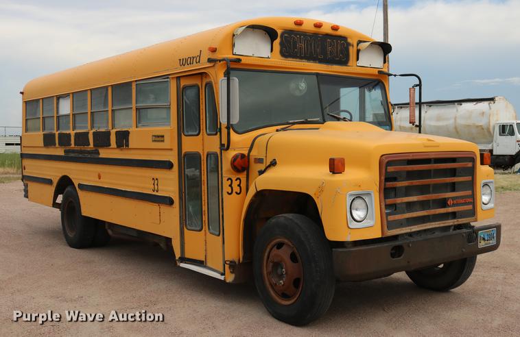 image for item DD8285 1987 International S1853 Ward SS-20 school bus