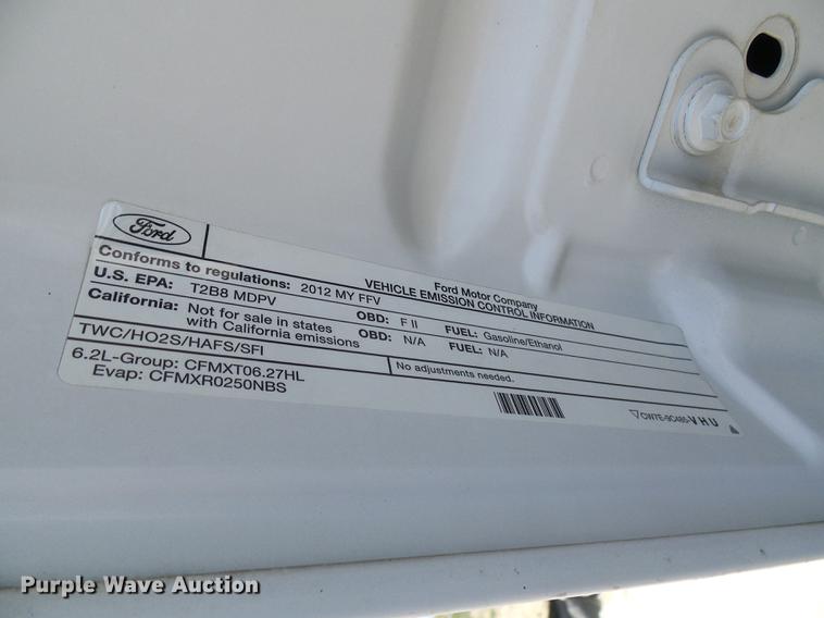 image for item DD8635 2012 Ford F250 Super Duty pickup truck