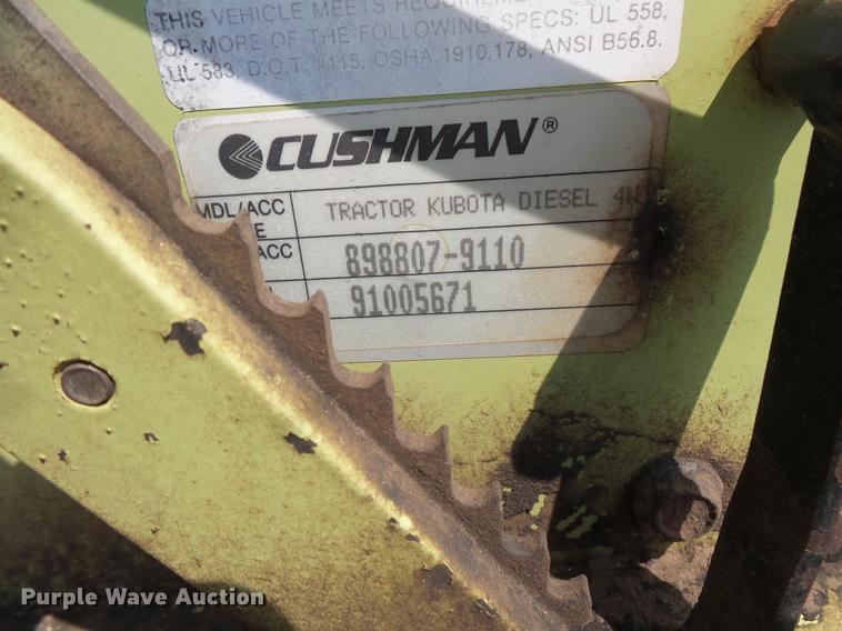 image for item DV9430 Cushman lawn mower