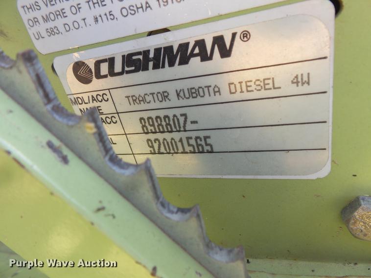 image for item DV9431 Cushman lawn mower