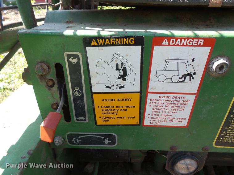 image for item DV9442 John Deere 60 skid steer