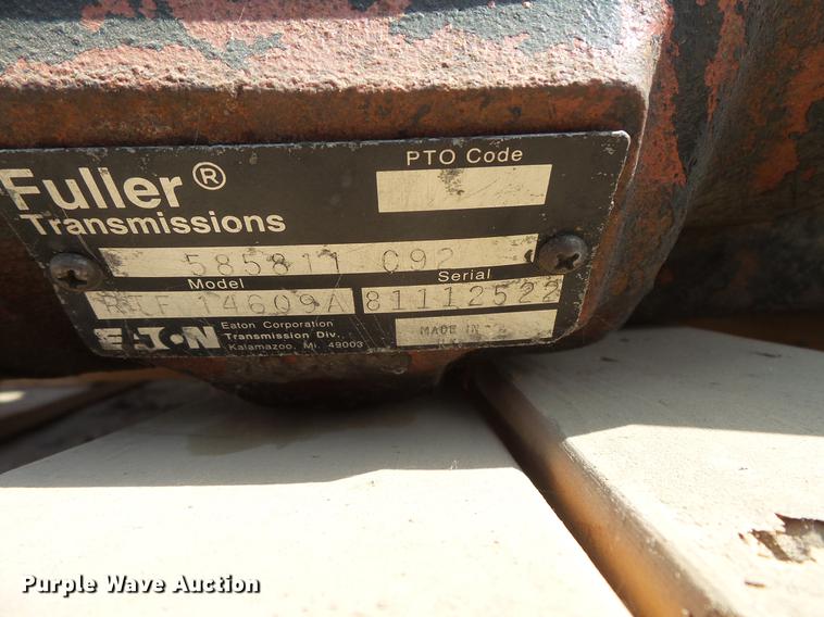 image for item DV9467 (2) Eaton Fuller transmissions