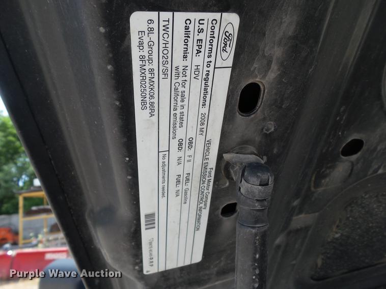 image for item DZ9396 2008 Ford F250 Super Duty SuperCab pickup truck
