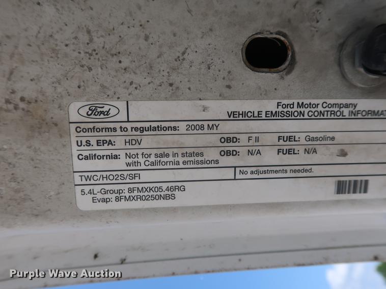 image for item EF9784 2008 Ford F350 Super Duty pickup truck