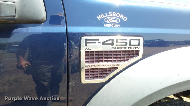 image for item ET9341 2008 Ford F450 Super Duty flatbed truck