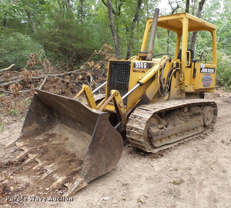 image for item DB7084 2001 John Deere 555G Series IV track loader