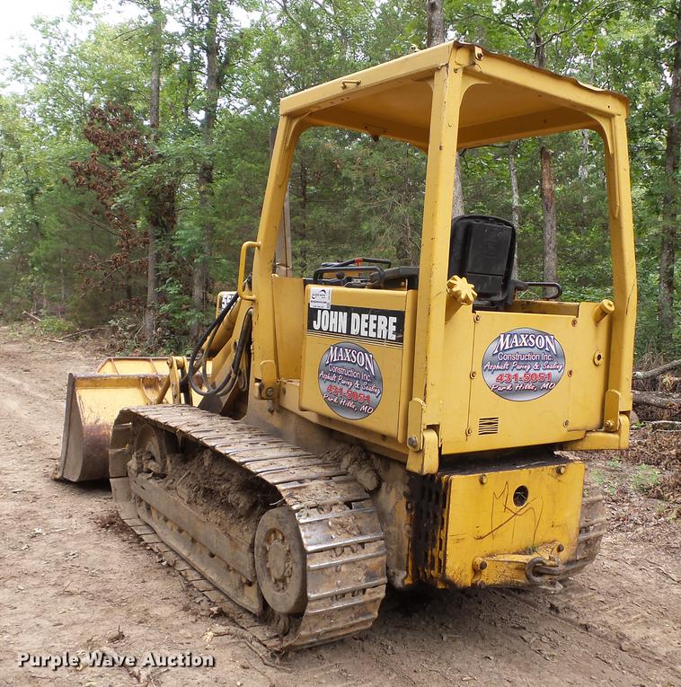 image for item DB7084 2001 John Deere 555G Series IV track loader