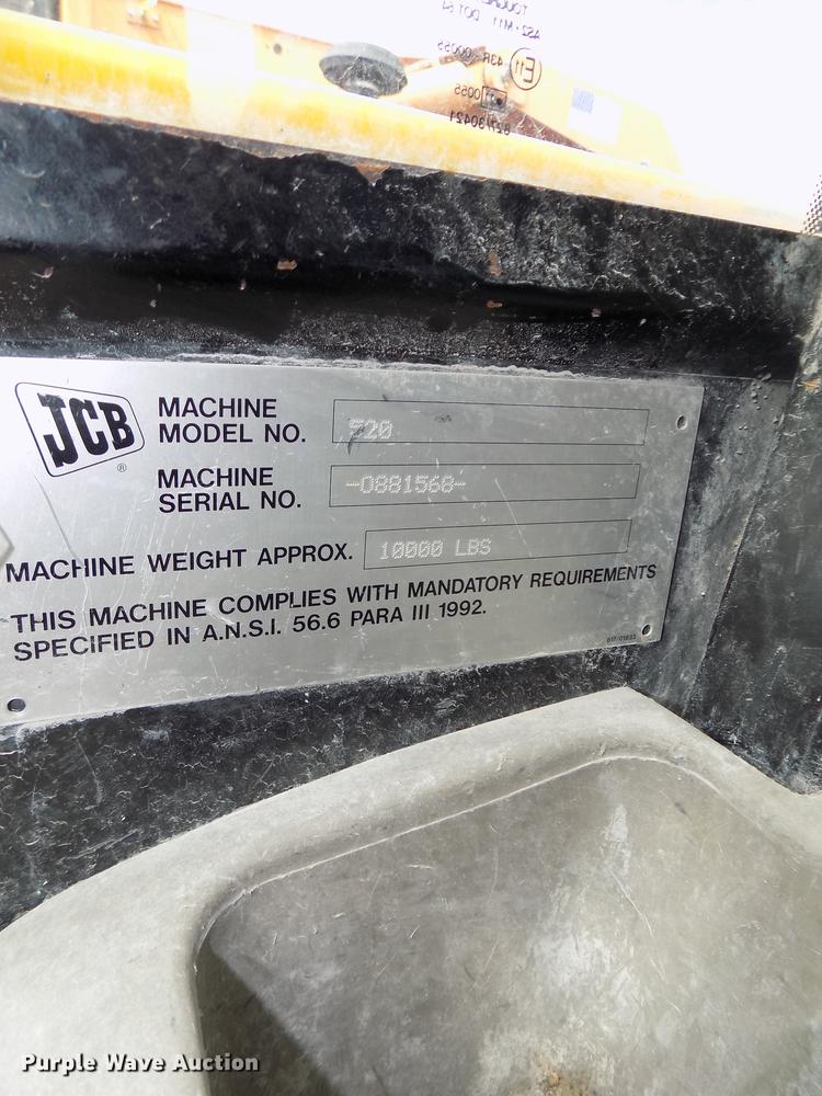 image for item DB8675 2001 JCB 520 telehandler