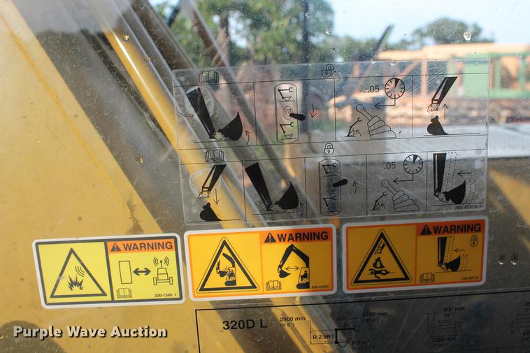 image for item DD5245 2008 Caterpillar 320D L excavator