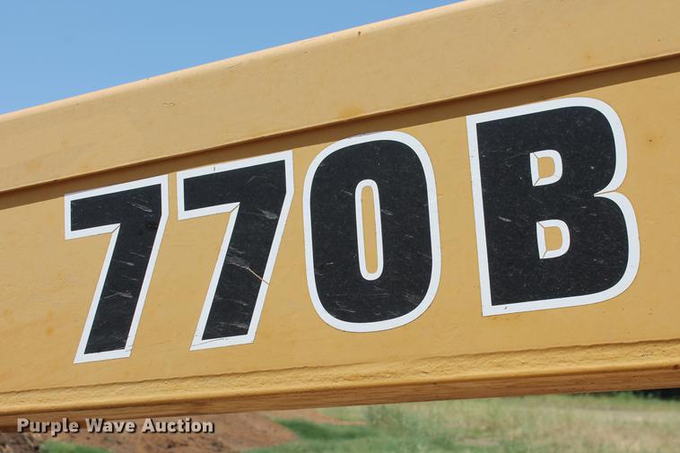 image for item DD5254 1987 John Deere 770B motor grader