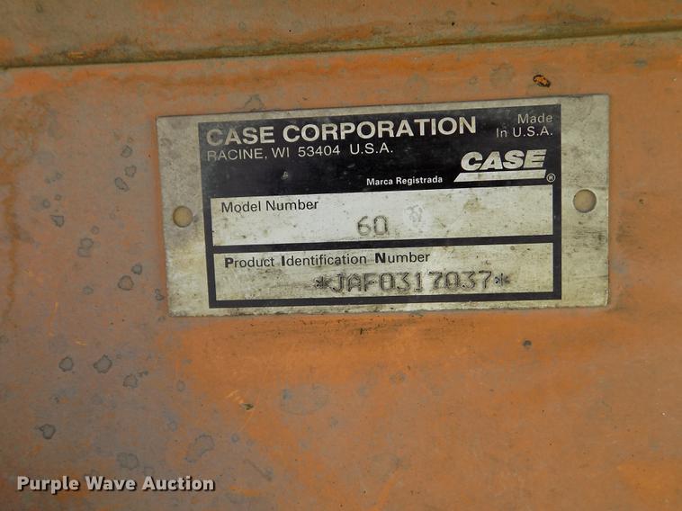 image for item DD5768 2000 Case 60 trencher