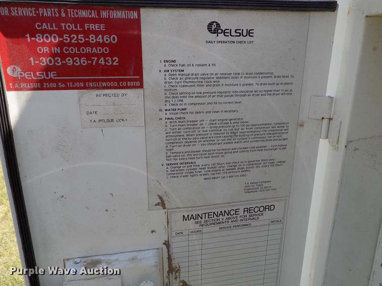 image for item DD5769 1988 Pelsue PEL-Metro-VI-10L generator