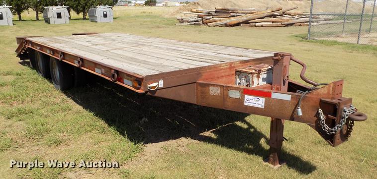 image for item DD5770 1988 Belshe T-9 equipment trailer
