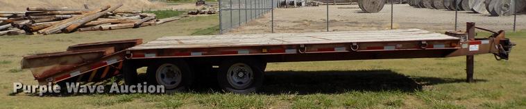 image for item DD5770 1988 Belshe T-9 equipment trailer