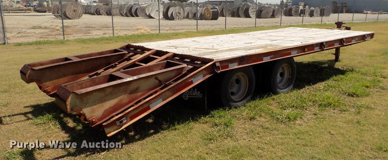 image for item DD5770 1988 Belshe T-9 equipment trailer