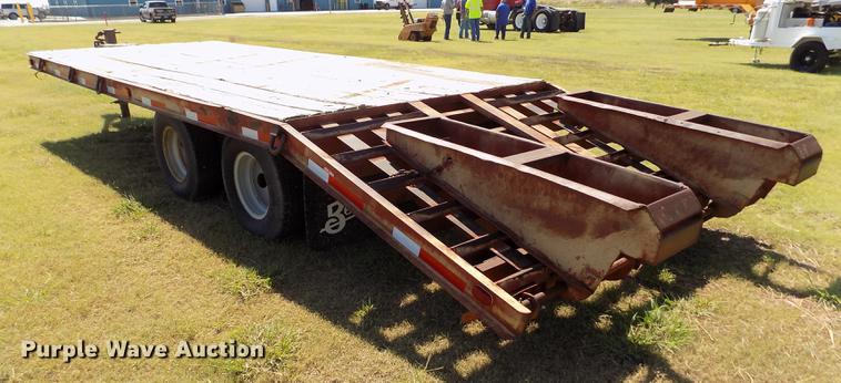 image for item DD5770 1988 Belshe T-9 equipment trailer
