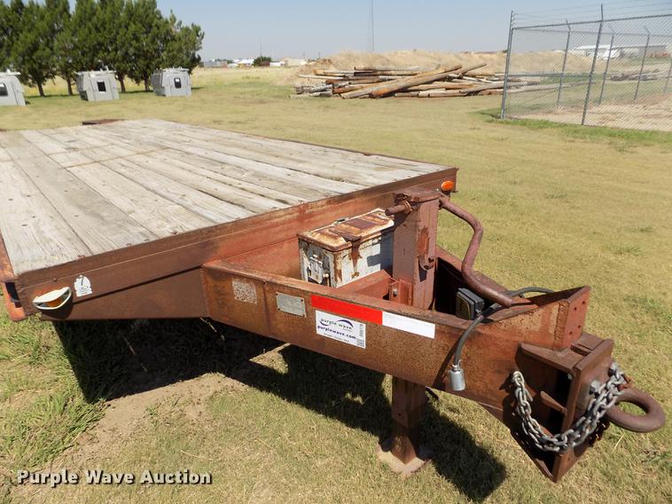 image for item DD5770 1988 Belshe T-9 equipment trailer