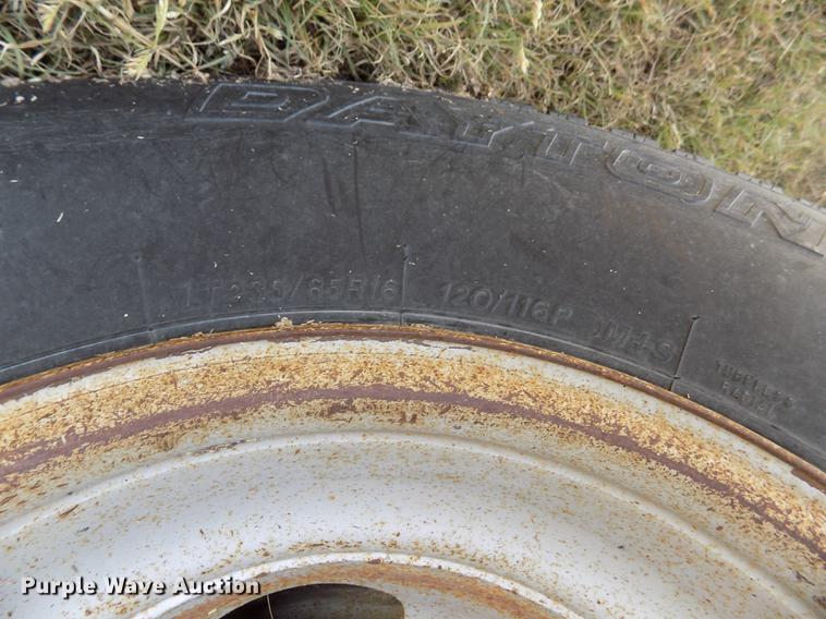 image for item DD5770 1988 Belshe T-9 equipment trailer