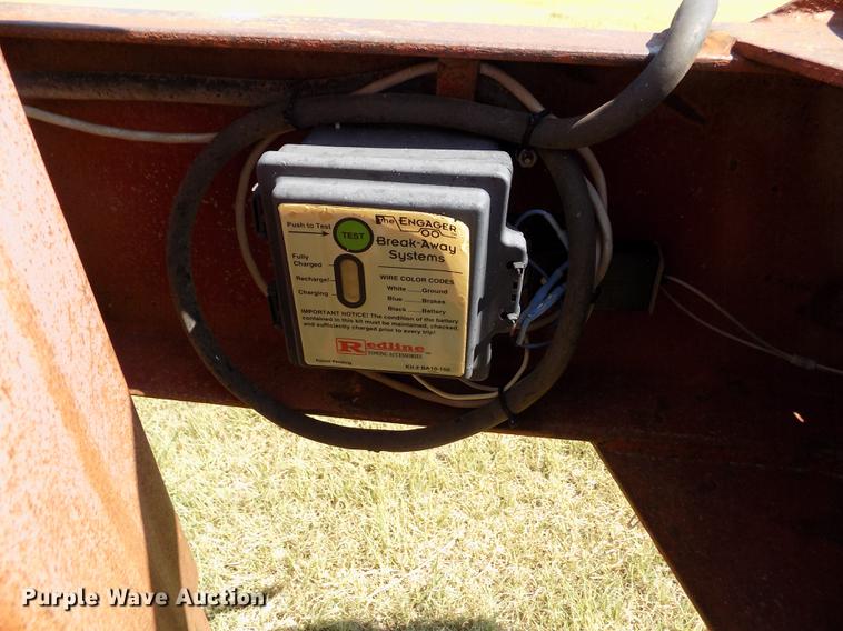 image for item DD5770 1988 Belshe T-9 equipment trailer