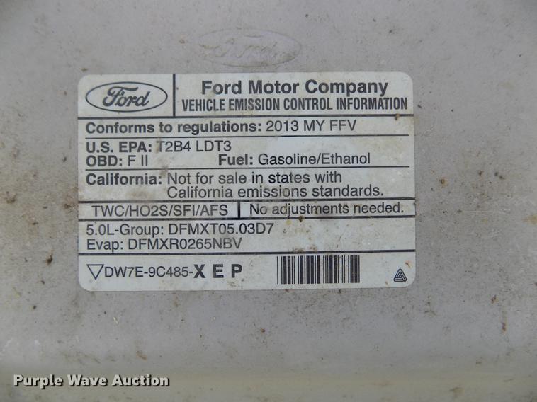 image for item DD5790 2013 Ford F150 XL pickup truck