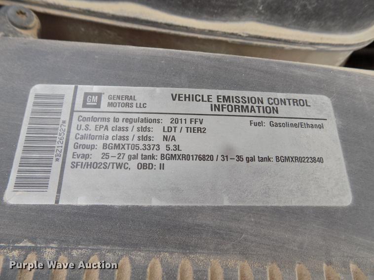 image for item DD5792 2011 Chevrolet Silverado 1500 pickup truck