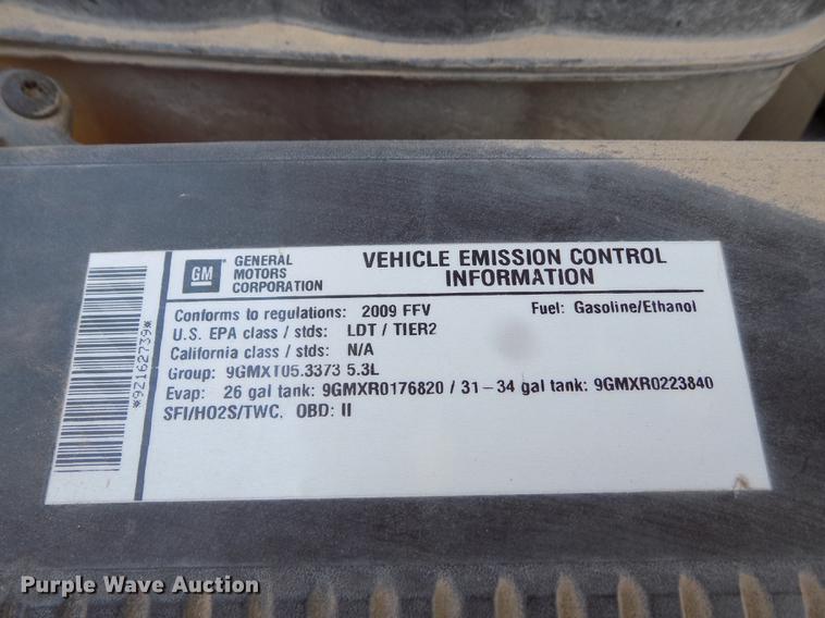 image for item DD5794 2009 Chevrolet Silverado 1500 pickup truck