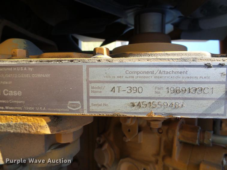 image for item DD5795 1995 Case 860 trencher